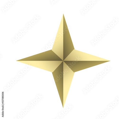 Gold star symbols set  isolated on white background   illustration 