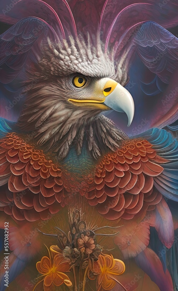 Fototapeta premium eagle in flight