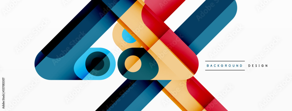 Lines geometric creative abstract background. Bright color line composition for wallpaper, banner, background or landing Lines geometric creative abstract background. Bright color line composition for wallpaper, banner, background or landing