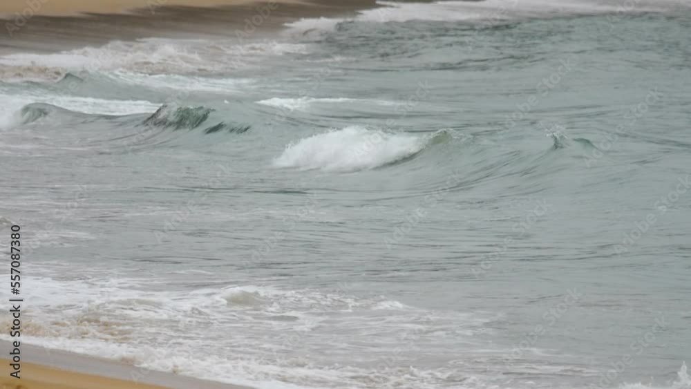 Tropical Sand Beach and Wave. Tourism and travel concept Tropical Sand Beach and Wave. Tourism and travel concept