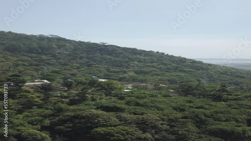 drone view of the hill 