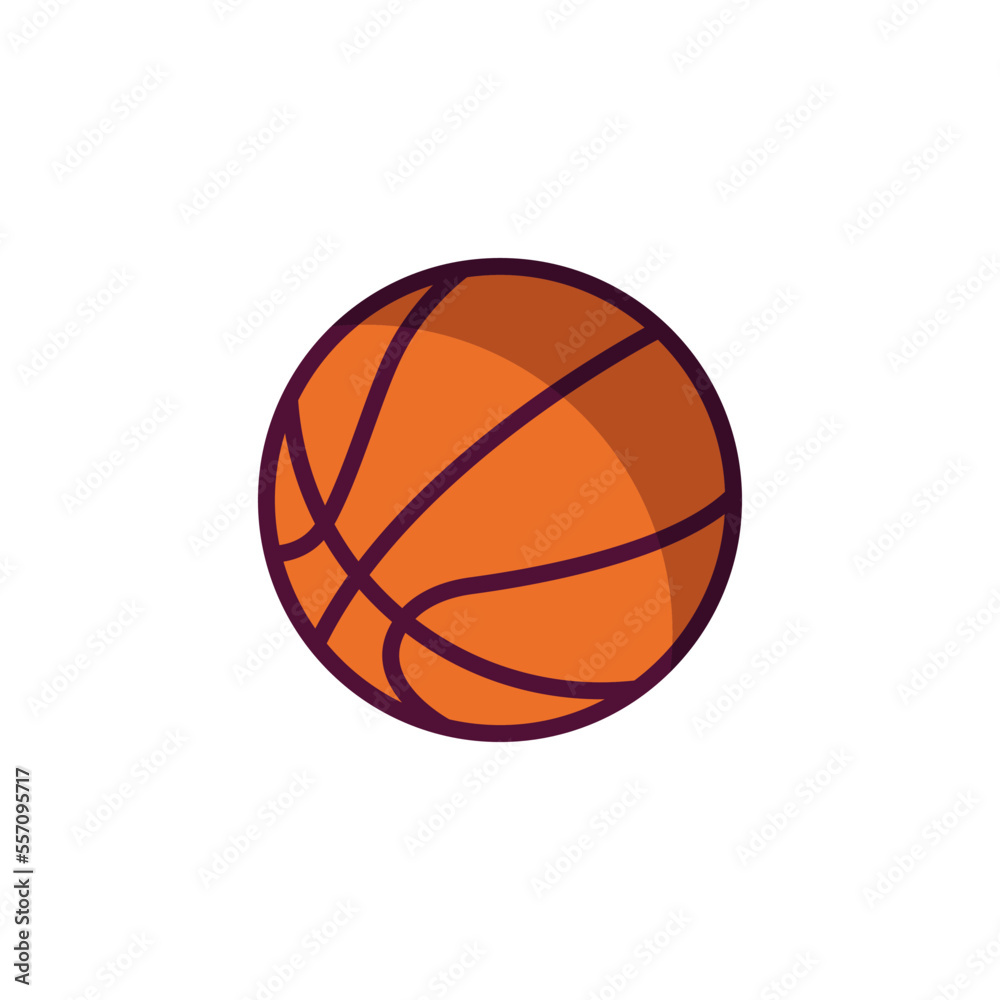 basketball icon design vector template