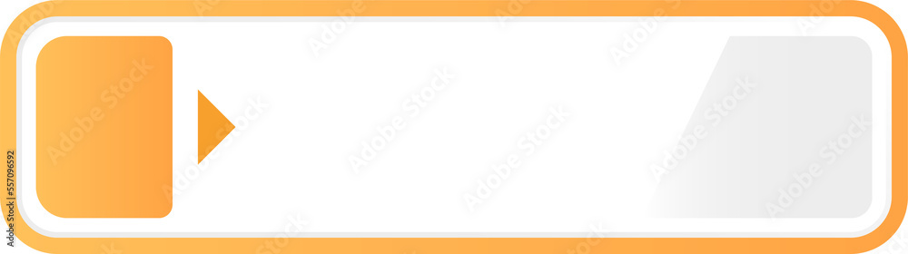 Yellow long rectangle note paper with buttons, vector template illustration Yellow long rectangle note paper with buttons, vector template illustration