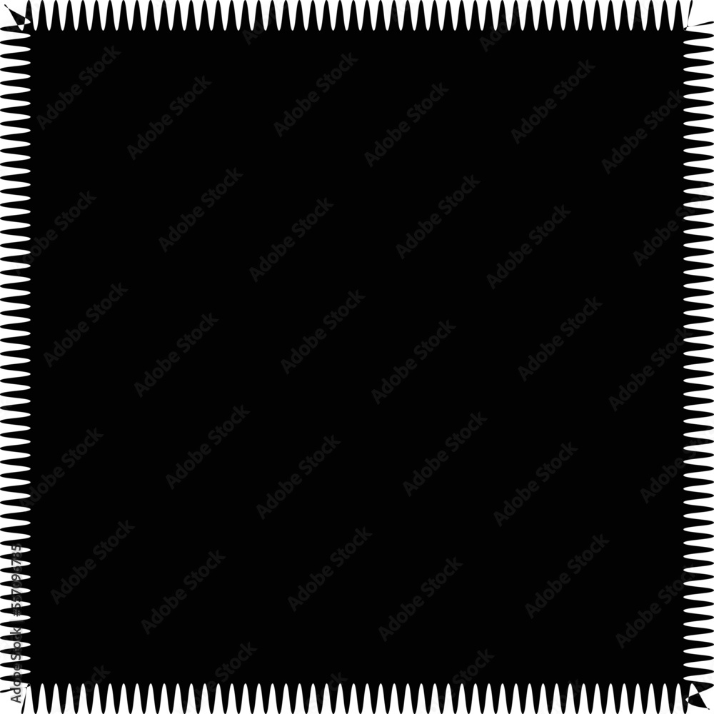 simple vector black background with zig zag effect