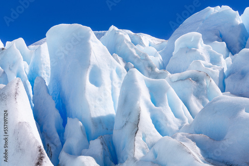 Detail of Perito Moreno Glacier, Los Glaciares National Park, Patagonia, Argentina.
