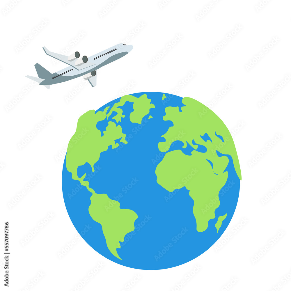 airlines flying around the world on PNG white transparent background ...