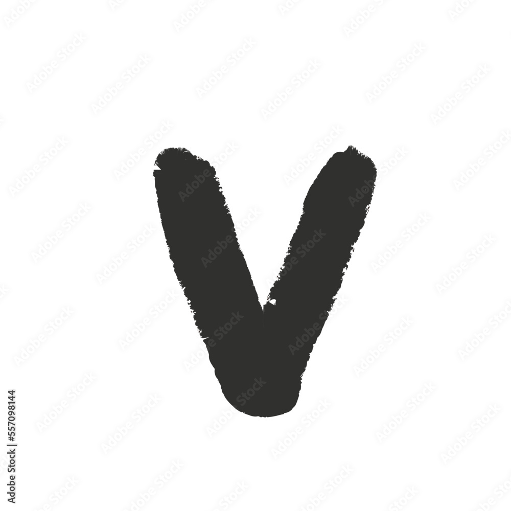 Alphabet Color Crayon Standard v lowercase letter Alphabet Color Crayon Standard v lowercase letter