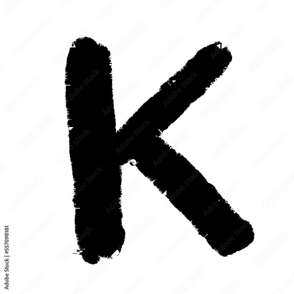 Alphabet Color Crayon K uppercase letter Alphabet Color Crayon K uppercase letter