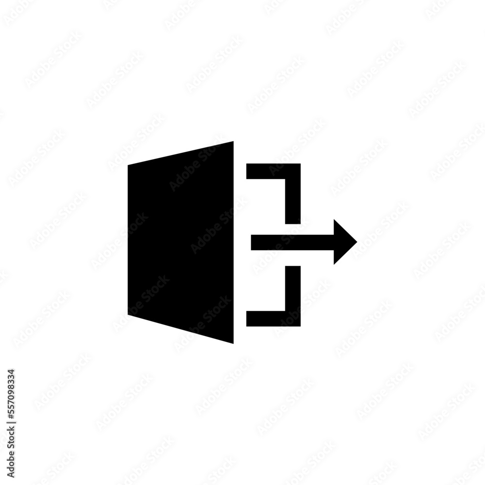 Exit flat icon Exit flat icon