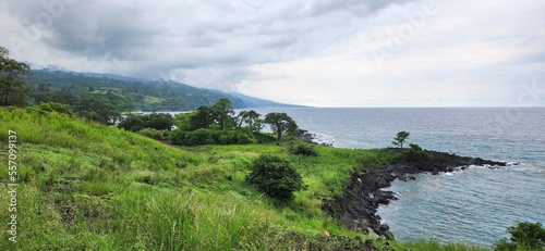 Breathe taking view from Sao Tome Island