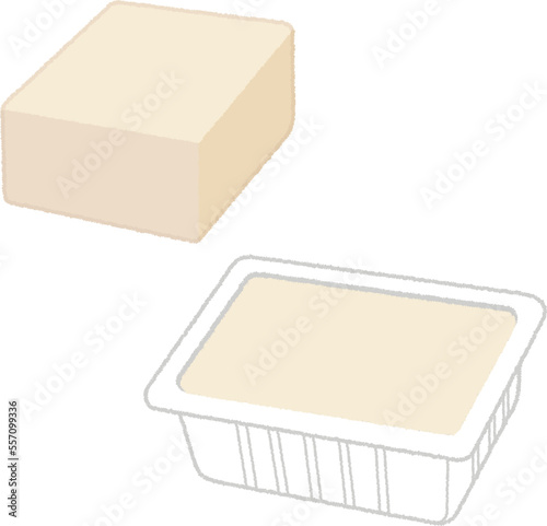 豆腐のイラスト