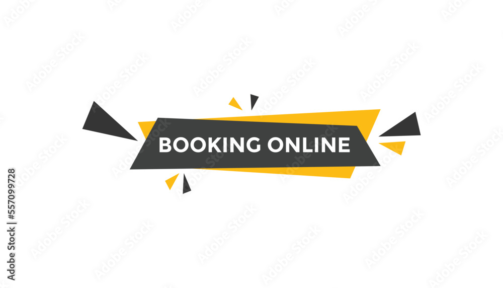Booking online button web banner templates. Vector Illustration
Booking online button web banner templates. Vector Illustration