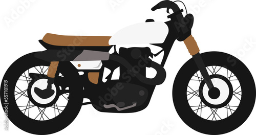 Motorcycle Brat Vector