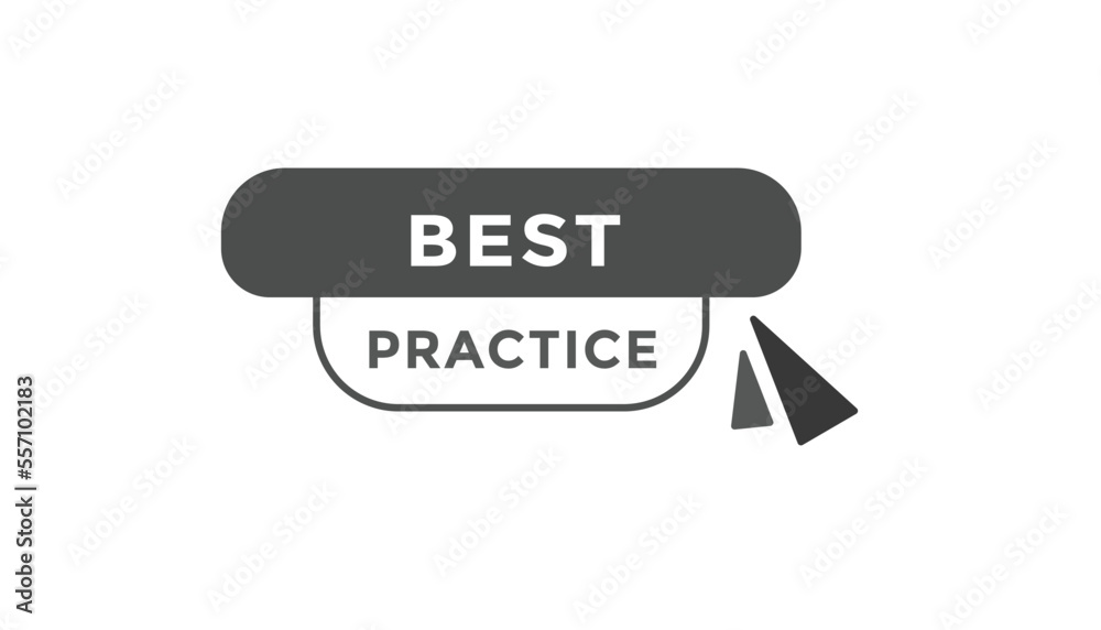 Obraz premium Best practice button web banner templates. Vector Illustration