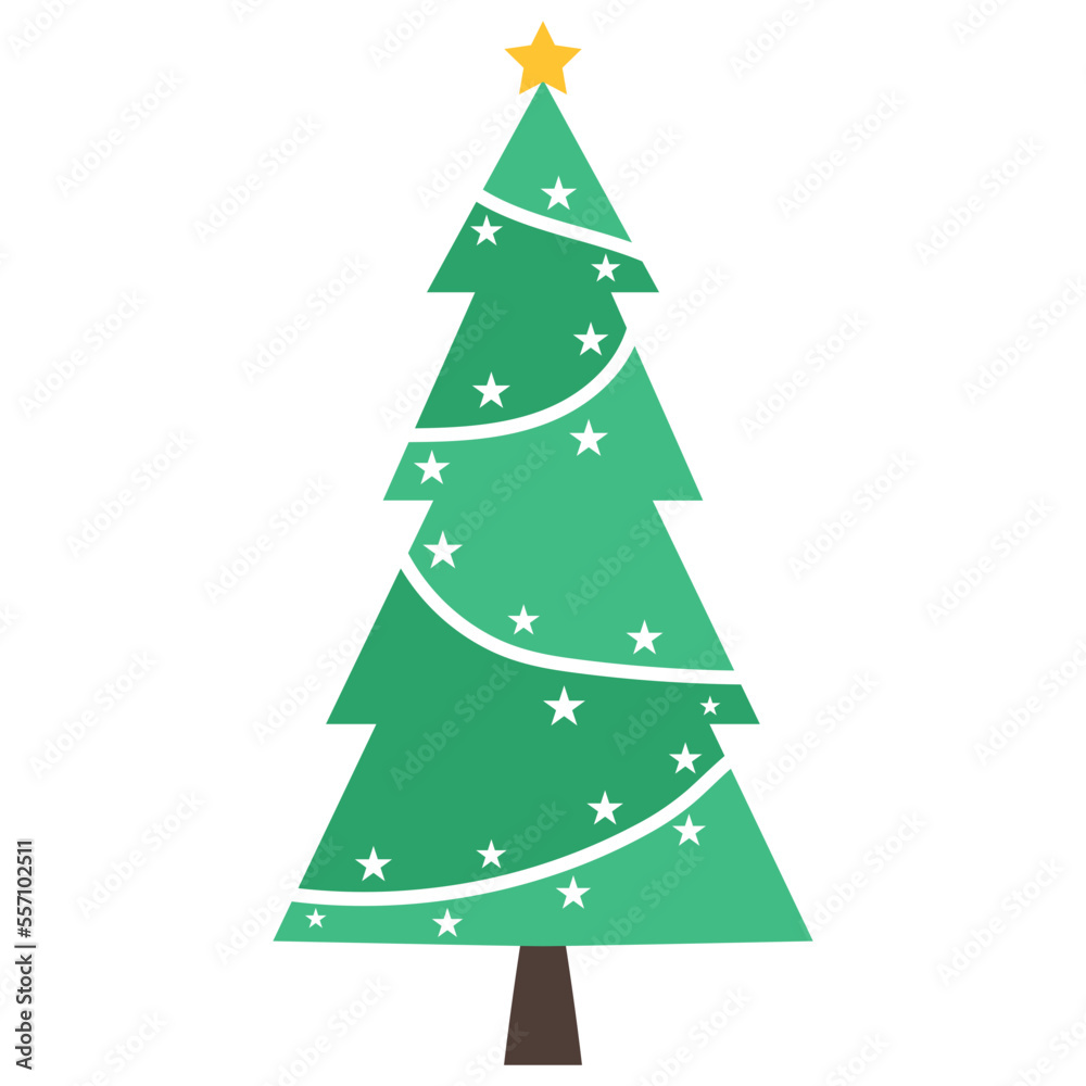 Fototapeta premium Christmas tree icon