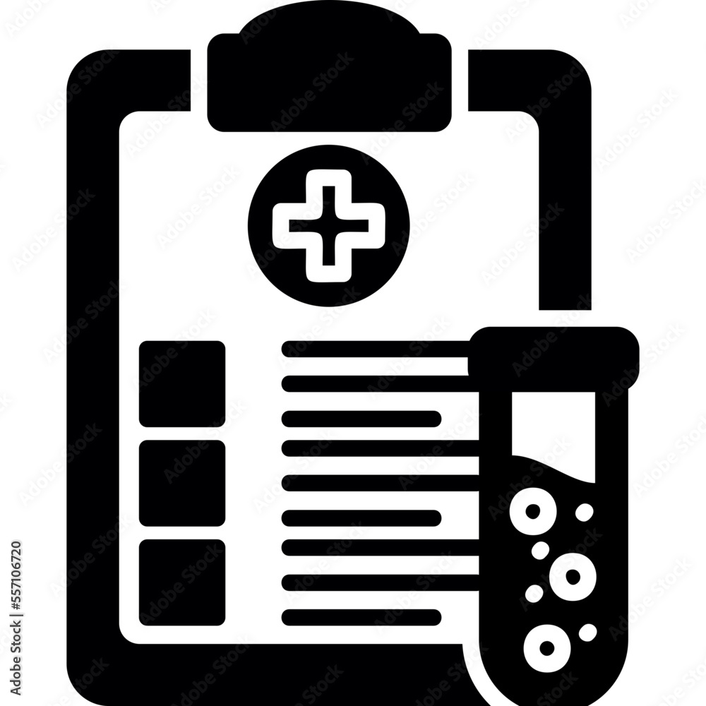 Fototapeta premium Test result Icon