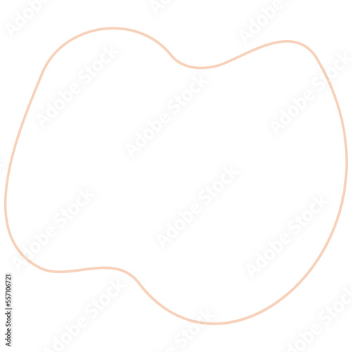 Abstract Freeform shape outline