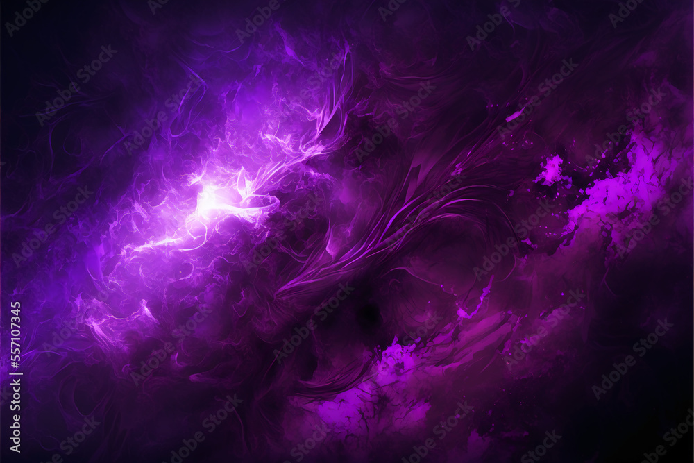 Purple colored background. Abstract style. Generative AI.