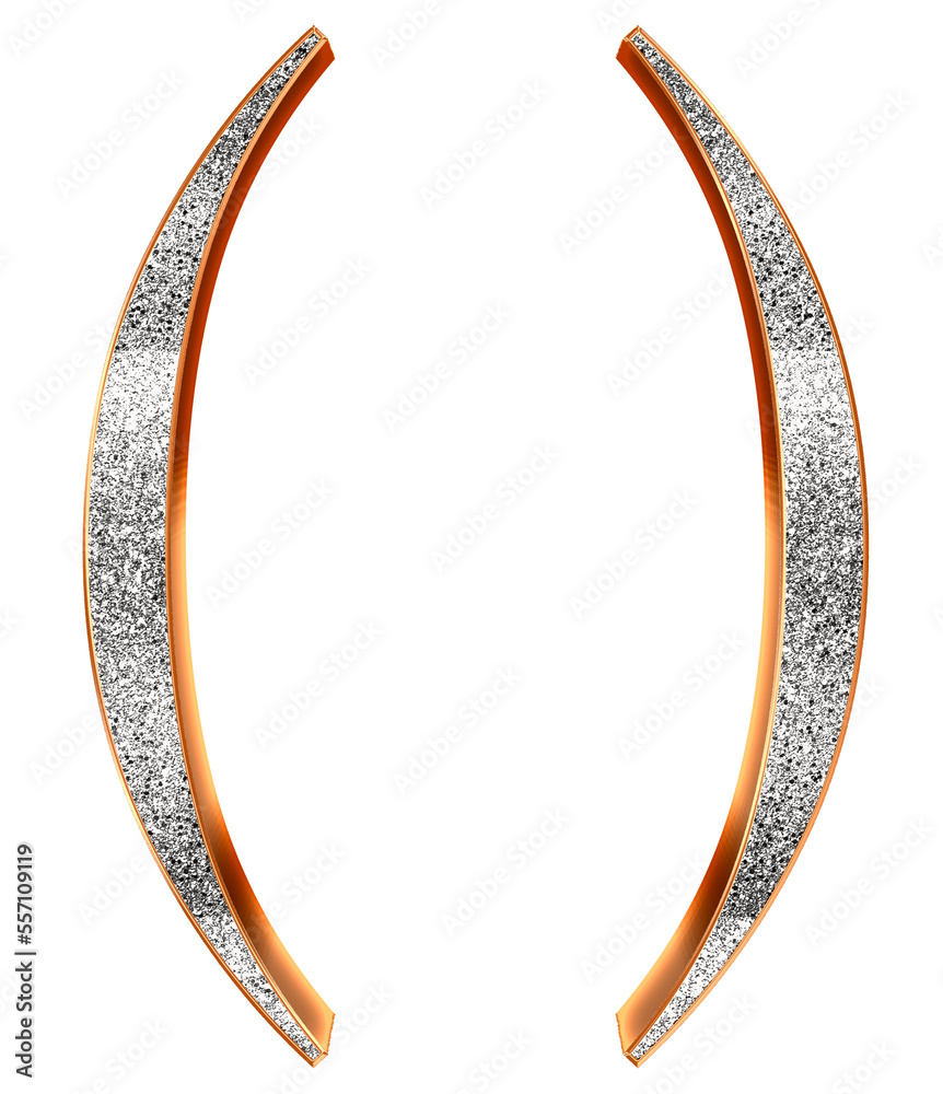 Silver 3D bling punctuation marks. This is a part of a set with the