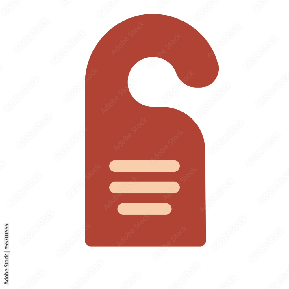 Disturb Flat Icon Disturb Flat Icon