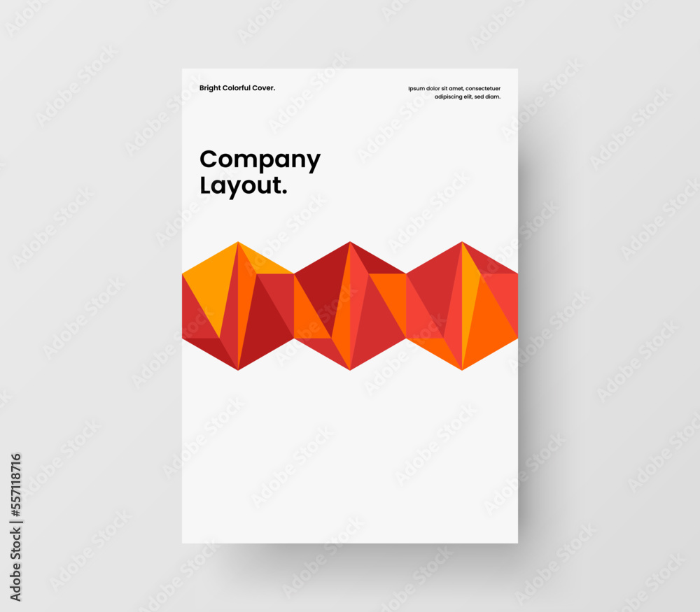 Isolated handbill vector design illustration. Abstract mosaic hexagons poster concept. Isolated handbill vector design illustration. Abstract mosaic hexagons poster concept.