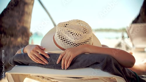 weekend sunbathe relaxation . beach sunbathing weekend 