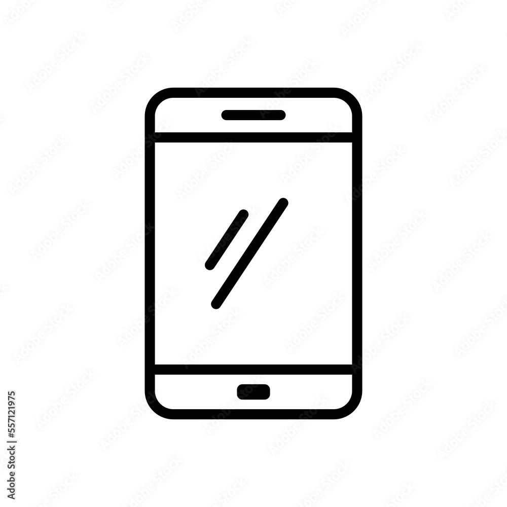 smart phone icon vector design template in white background smart phone icon vector design template in white background