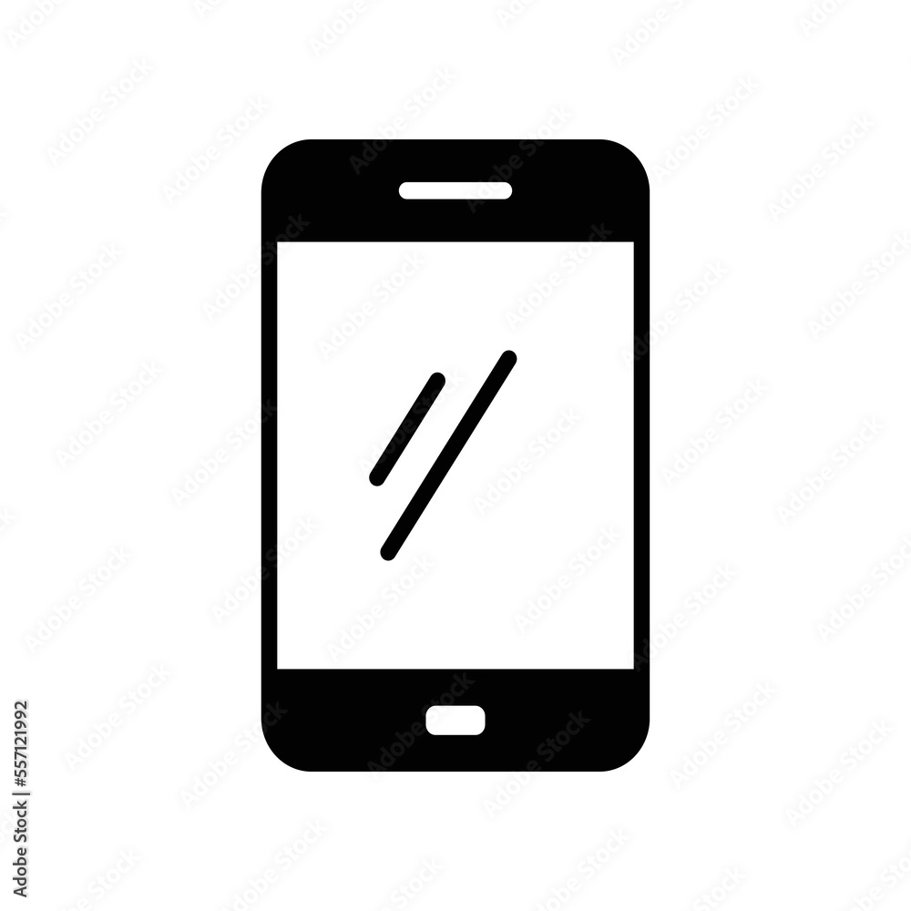 smart phone icon vector design template in white background smart phone icon vector design template in white background