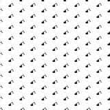 Square seamless background pattern from black excavator symbols. The pattern is evenly filled. Vector illustration on white background