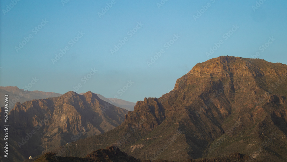 Gorgeous panoramic photo of Teide (Canary Islands). The highest mountain in spain which is located on one of the most beautiful islands in the world.