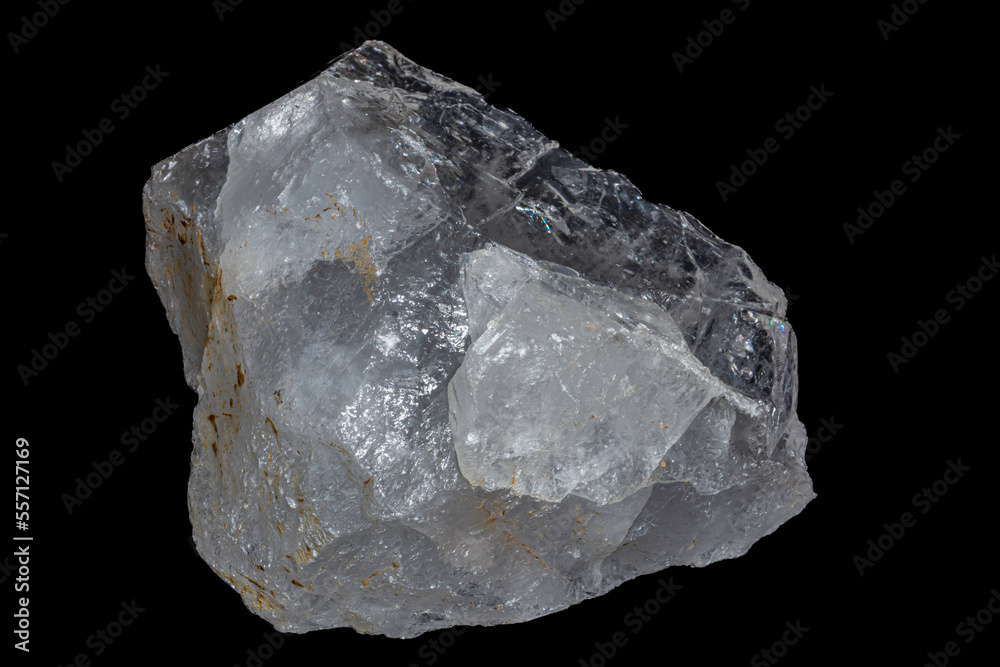 quartz crystal on black quartz crystal on black