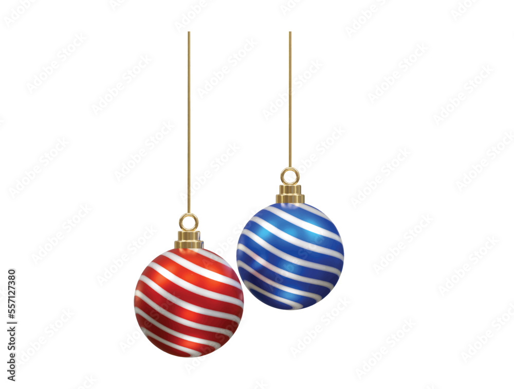 Christmas ball icon 3d rendering vector illustration Christmas ball icon 3d rendering vector illustration