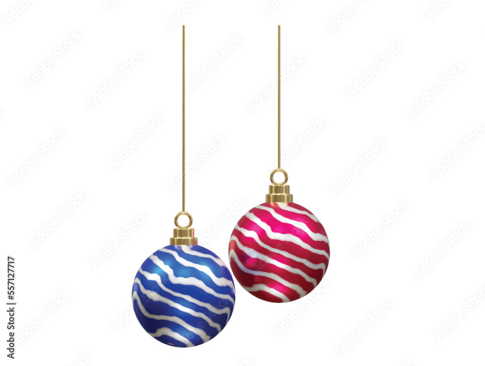 Christmas ball icon 3d rendering vector illustration Christmas ball icon 3d rendering vector illustration