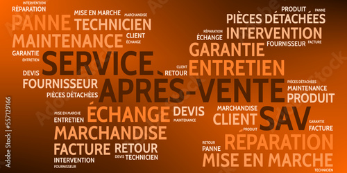 Nuage de Mots Service Après-vente v9