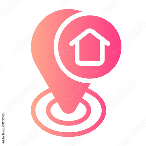 address gradient icon