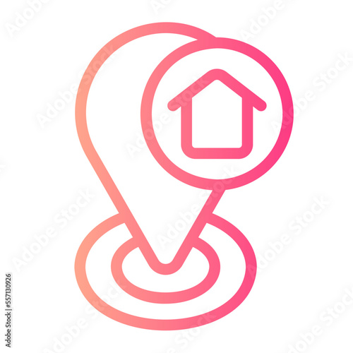 address gradient icon
