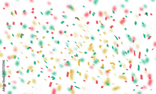 colorful confetti party popper isolated transparent background png