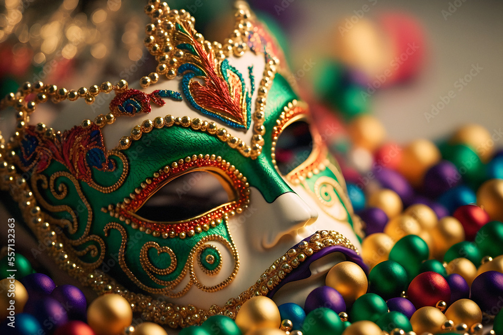 venetian carnival mask mardi gras - obrazy, fototapety, plakaty 