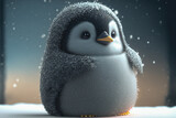 Baby Penguin 3D