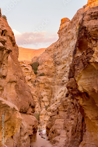 Little Petra, Siq al-Barid, Jordan photo