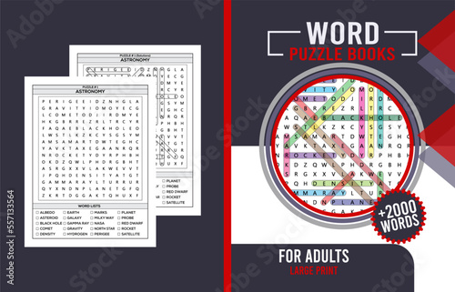 word search puzzle book cover for adults Vol-1.1