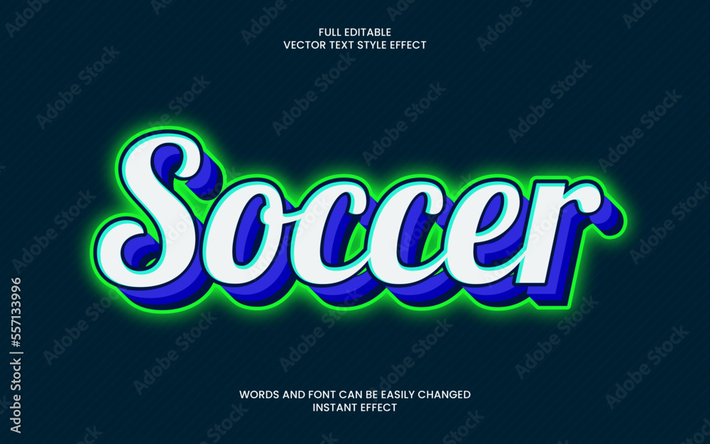Soccer Text Effect