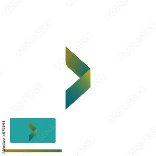 Free Download D letter alphabet logo design with business card template. Geometric Shapes with Square Pixel Dots isolated on white Background. Can Be Used for Business and Technology Logos. - GFXLoad
