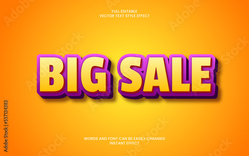 Big Sale Text Effect