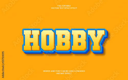 Hobby Text Effect