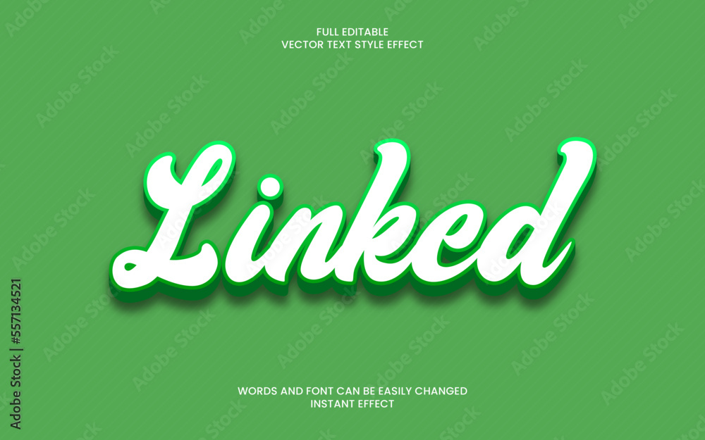 Linked Text Effect Linked Text Effect
