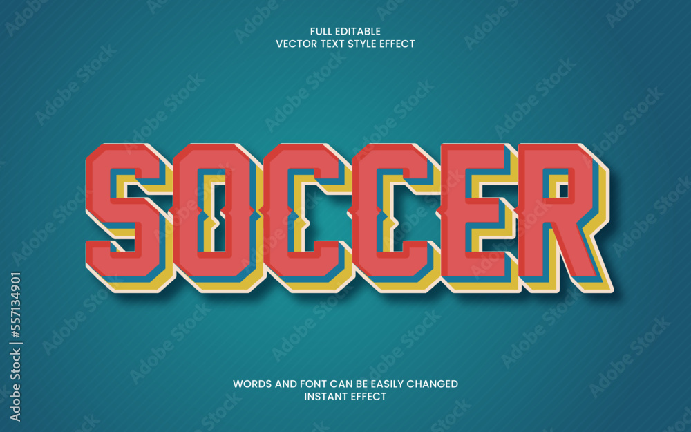 Soccer Text Effect