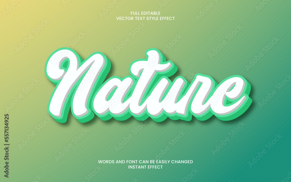 Nature Text Effect Nature Text Effect