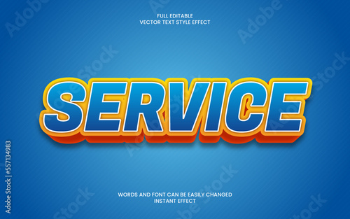 Service Text Effect