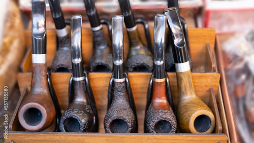 A pipe is a tool made of wood, stone, metal, glass, clay-like material for smoking tobacco. Today, it is usually made of materials such as briar or meerschaum.